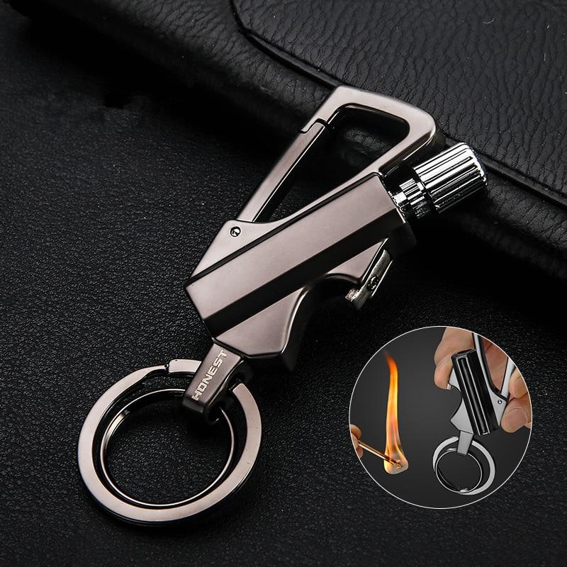 KEYCHAIN FLINT FIRE STARTER SURVIVAL TOOL windfallheights