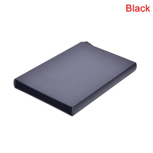 Quality Stainless Steel Credit Card Holder Men Slim Anti Protect Travel ID Cardholder Women Rfid Wallet Metal Case Porte Carte windfallheights