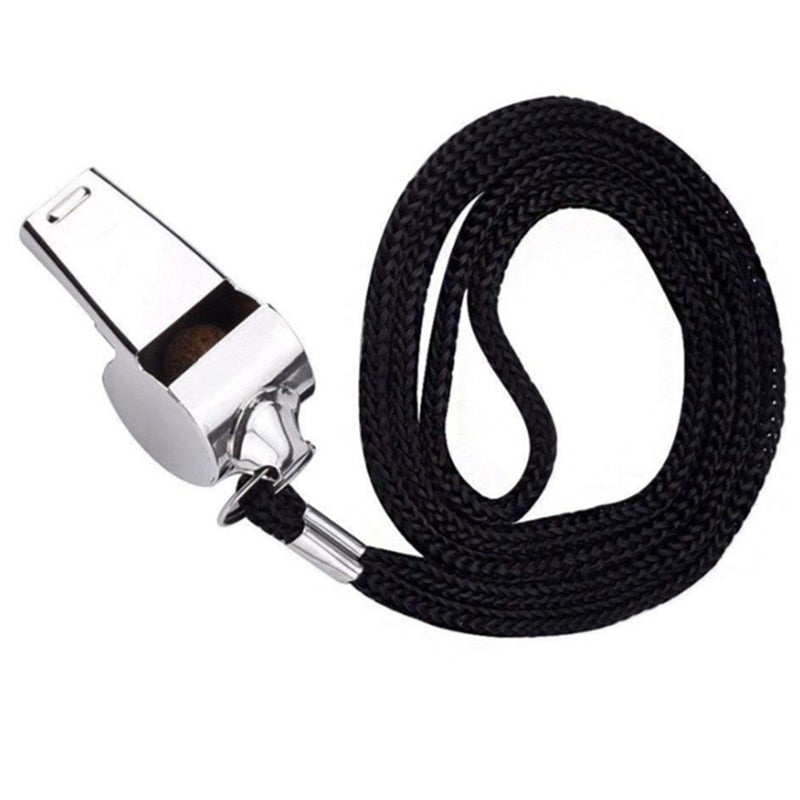 Stainless Steel Whistle First Aid Whistle Soccer Football Basketball Hockey Baseball Sports Referee Whistle Survival Outdoor windfallheights