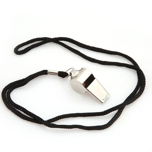 Stainless Steel Whistle First Aid Whistle Soccer Football Basketball Hockey Baseball Sports Referee Whistle Survival Outdoor windfallheights
