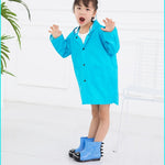 VILEAD Cute Dinosaur Polyester Baby Raincoat Outdoor Waterproof Rain Coat Children Impermeable Poncho Boy Girl Rain Jacket Gift windfallheights