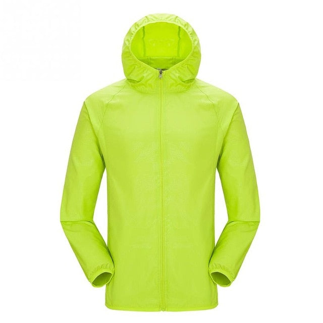 Men Women Raincoat Hiking Travel Waterproof Windproof Jacket Outdoor Bicycle Sports Quick Dry Rain Coat Sunscreen Unisex #0825 windfallheights