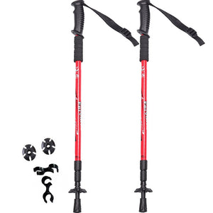 2pcs/lot Nordic Walking Poles Adjustable Trekking Poles Telescopic Scandinavian Walking Sticks Anti Shock Hiking Stick windfallheights