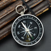 Portable Aluminum Lightweight Emergency Compass Outdoor Survival Compass Tool G44-2 Navigation Wild Tool Black Brujula Chaveiro windfallheights