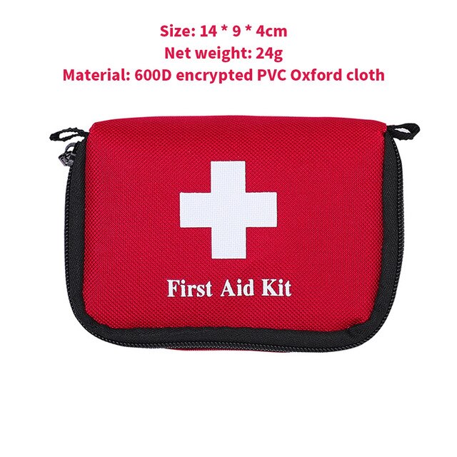 Portable Emergency First Aid Kit Pouch Empty Bag for Outdoor Home Car Waterproof Travel Sport Rescue Medical Treatment Survival windfallheights