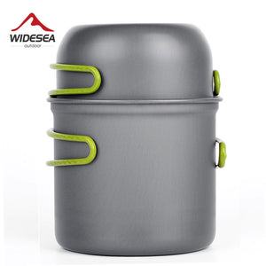 Ultralight Camping Cookware Utensils Pot Pan 1-2persons