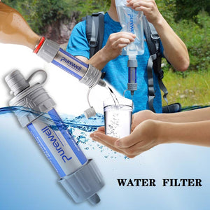 Lightweight 5000 Liters Filtration Capacity Outdoor Camping Hiking Traveling Emergency Supplies Portable Water Filter windfallheights