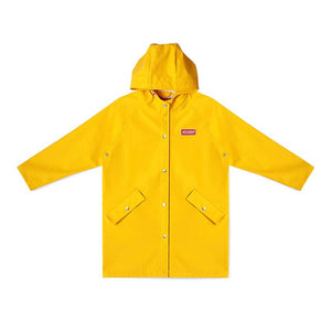 Girls Kids Rain Coat School Outdoor Yellow Raincoat Children Waterproof Jacket Windbreaker Poncho Trench Coat Hood Impermeable windfallheights