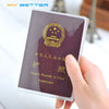 Travel Waterproof Dirt Passport Holder Cover Wallet Transparent PVC ID Card Holders Business Credit Card Holder Case Pouch windfallheights