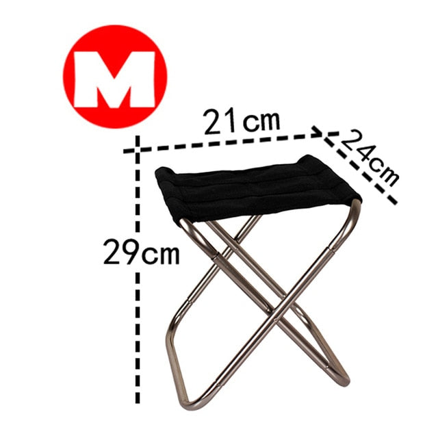 Folding Fishing Chair Lightweight Picnic Camping Chair Foldable Aluminium Cloth Outdoor Portable Beach Chair Outdoor Furniture windfallheights