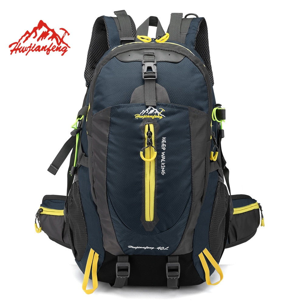 Waterproof Climbing Backpack Rucksack 40L Outdoor Sports Bag windfallheights