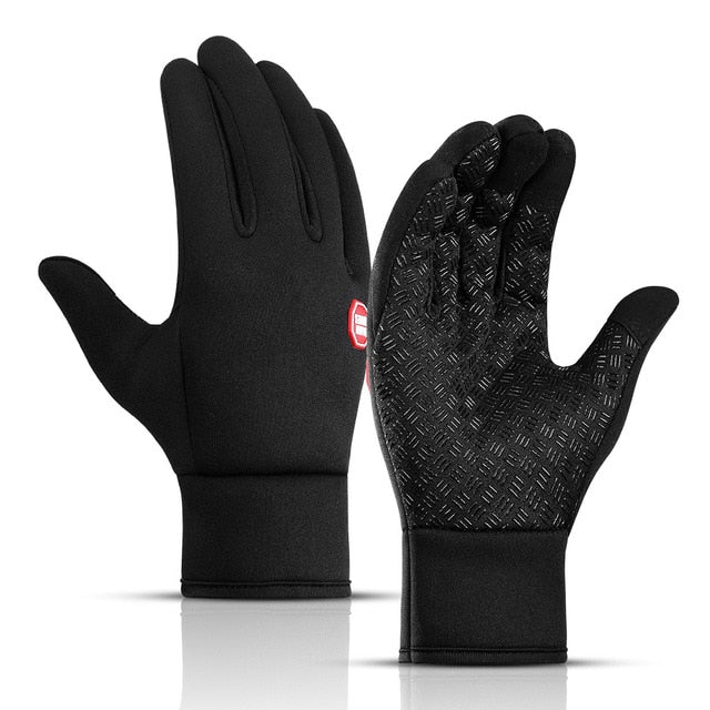 VEQKING Touch Screen Running Gloves,Men Women Anti-slip Cycling Riding Gloves,Winter Fleece Warm Sports Skiing Outdoor Gloves windfallheights