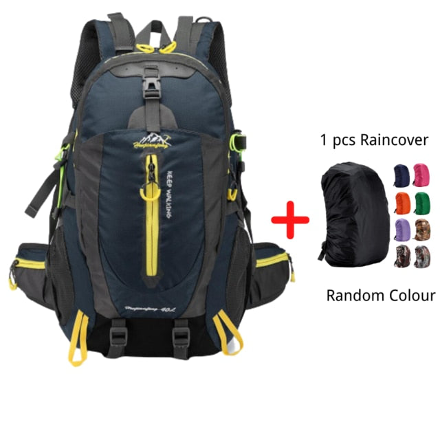 Waterproof Climbing Backpack Rucksack 40L Outdoor Sports Bag windfallheights