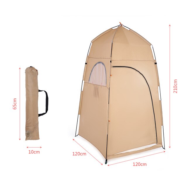 Automatic Pop Up Tent Outdoor Camping Tent Travel Ultralight UV Waterproof Sun Shelter Beach Shower Toilet Tents for Fishing windfallheights