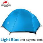 NatureHike 1-2 Person Double Layer Ultralight Tent Outdoor Picnic 3 Seasons Waterproof Tent Camping 20D Silicon Tent NH18A180-D windfallheights