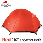 NatureHike 1-2 Person Double Layer Ultralight Tent Outdoor Picnic 3 Seasons Waterproof Tent Camping 20D Silicon Tent NH18A180-D windfallheights